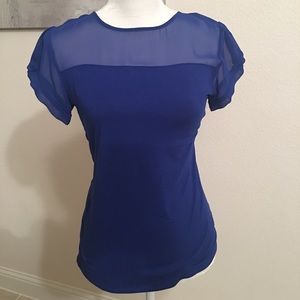 Royal blue Express top